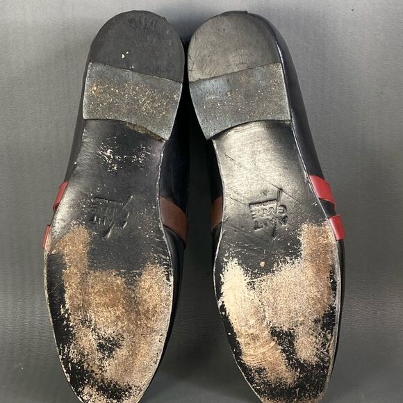 Avant Garde Black leather luxury loafers mens size 14 (47) - Picture 8 of 8